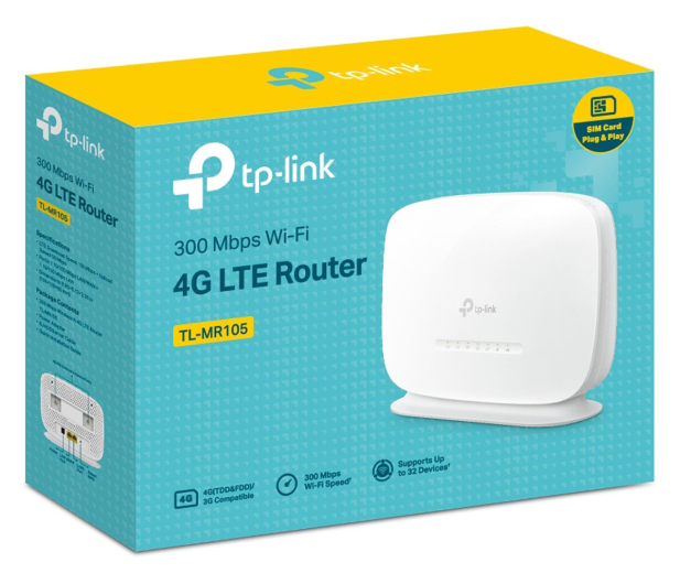 TP-Link TL-MR105 300Mbps b/g/n 3G/4G (LTE) 150Mbps - 1247392 - zdjęcie 4